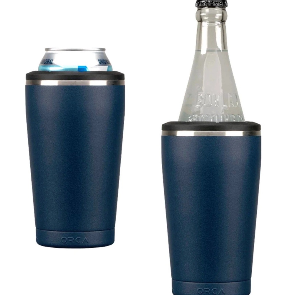 ORCA KIC Multi Beverage Koozie Navy Blue NIB